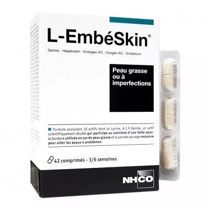 Nhco Nutrition L-EmbeSkin Pelle Grassa o Imperfetta 42 compresse