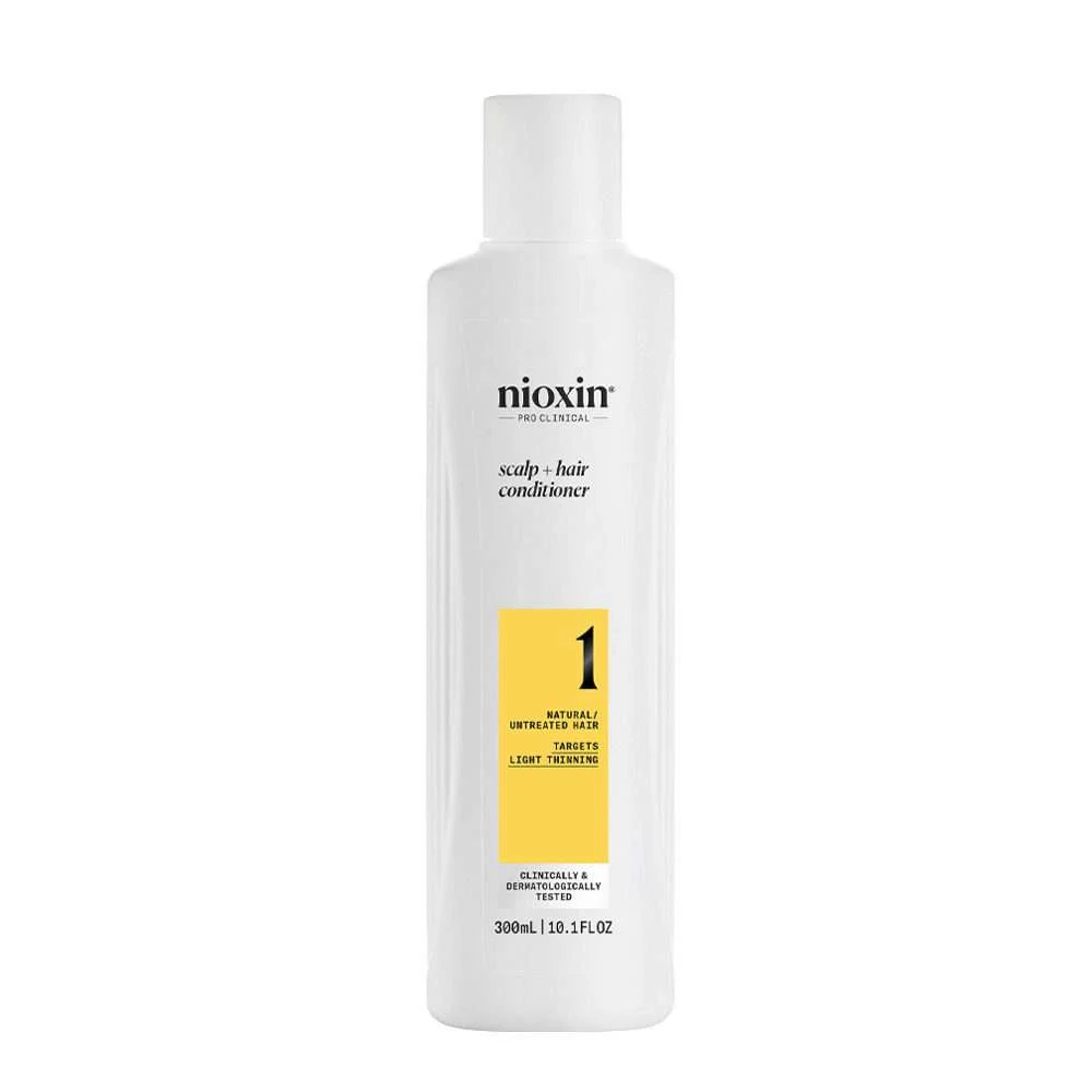 SISTEMA 1 SCALP + HAIR CONDITIONER 300 ML – BALSAMO ANTI ASSOTTIGLIAMENTO LIEVE CAPELLI NATURALI