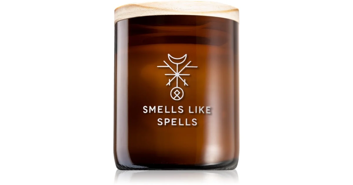 Smells Like Spells Norse Magic Mimir candela profumata con stoppino in legno (relaxation/meditation) con stoppino in legno (relaxation/meditation) 200 g