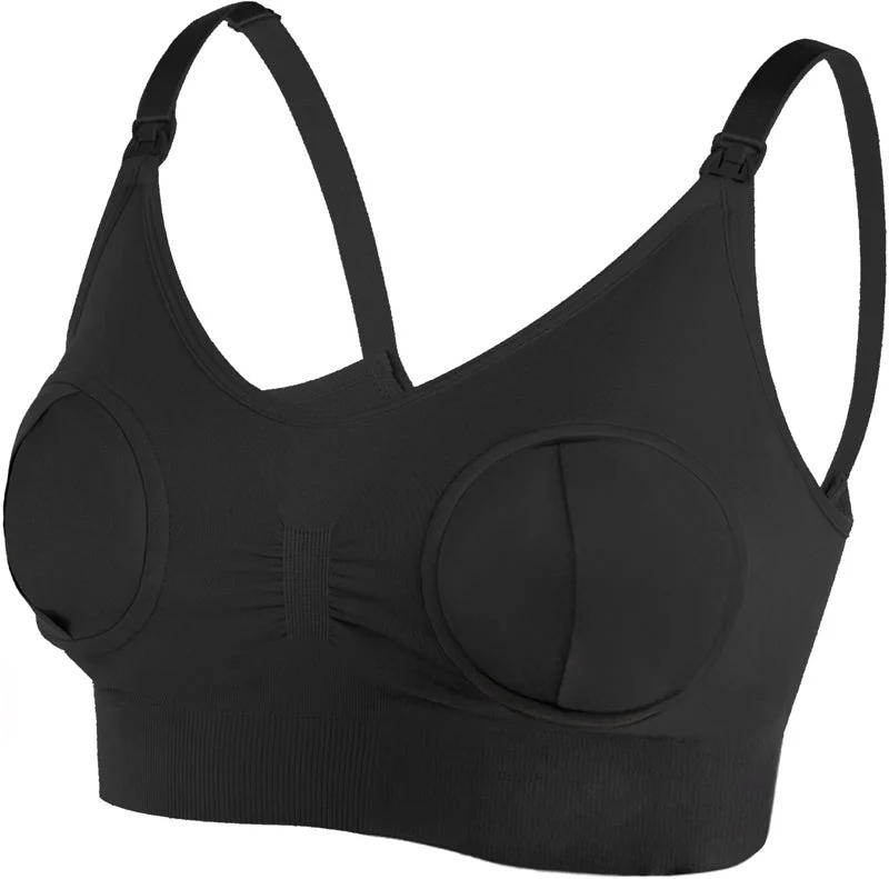 TrueLife Nutrio Bra reggiseno per allattamento taglia L nero