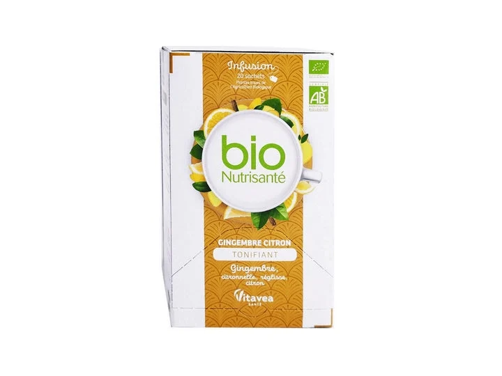 Bio Nutrisanté - Infuso Tonificante Zenzero Limone 20 bustine