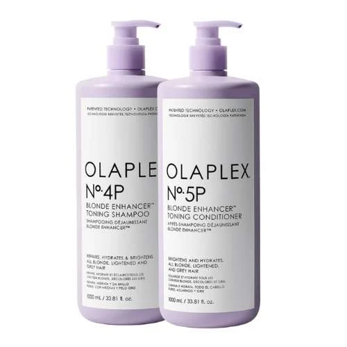OLAPLEX KIT 4P TONING SHAMPOO 1000 ML. + 5P TONING CONDITIONER 1000 ML.