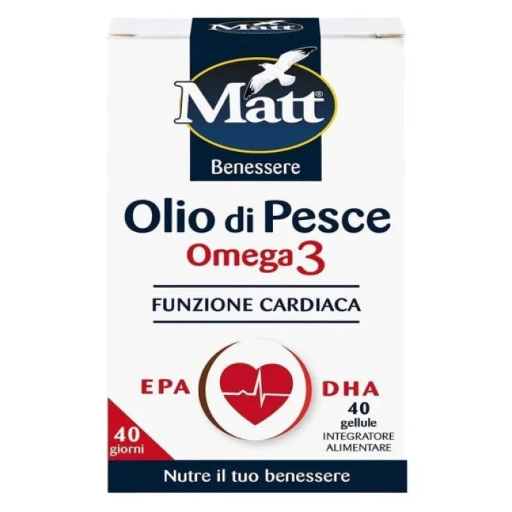 A&d spa gruppo alimentare diet Olio Di Pesce Omega 3 Matt 40 Gellule
