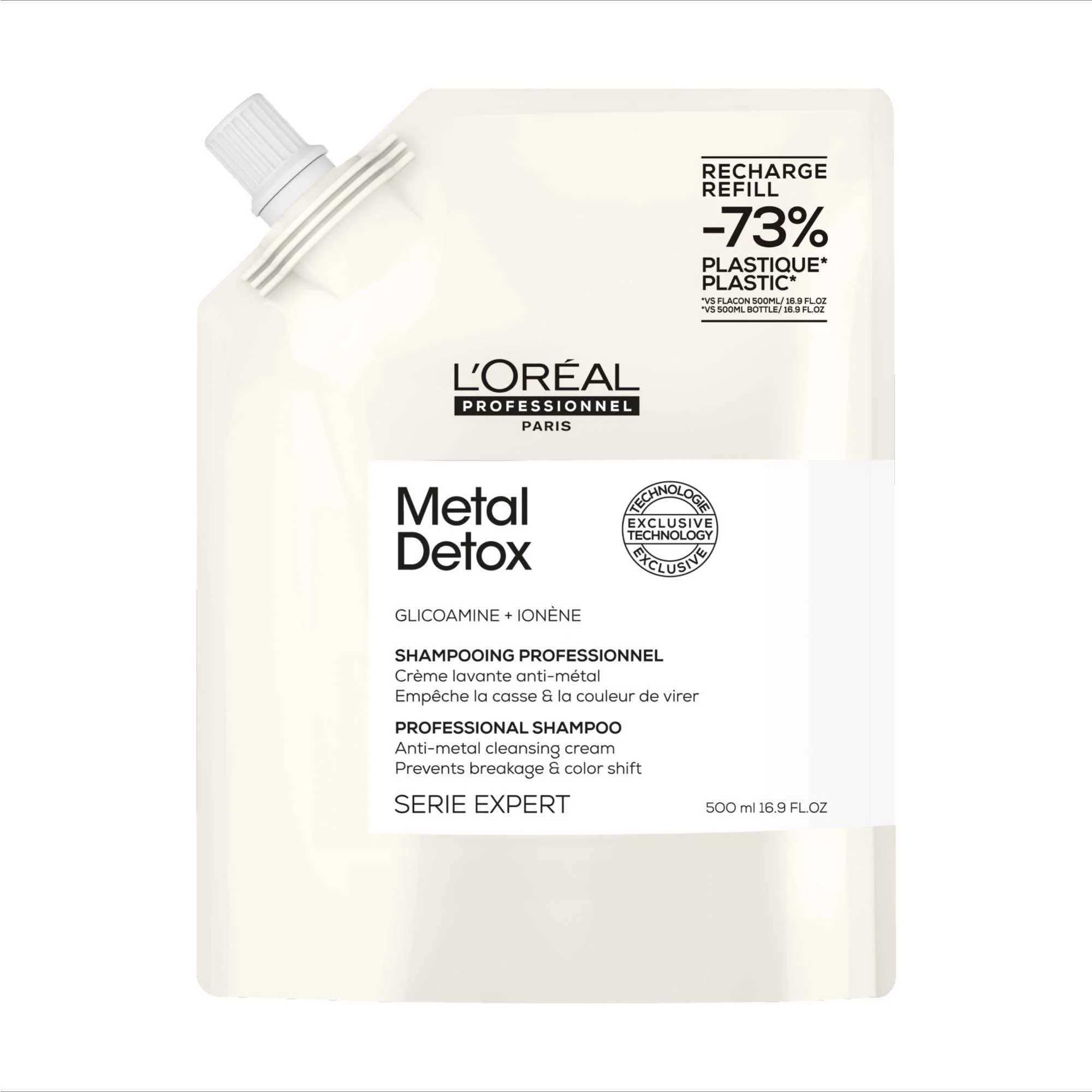 SERIE EXPERT METAL DETOX REFILL SHAMPOO CHELANTE 500 ML.