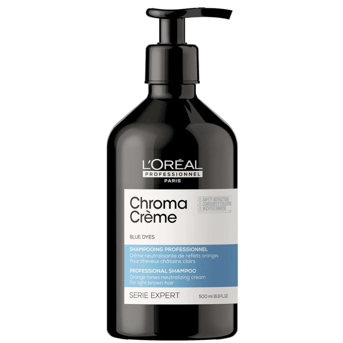 SERIE EXPERT CHROMA CREME BLUE DYES SHAMPOO 500 ML.