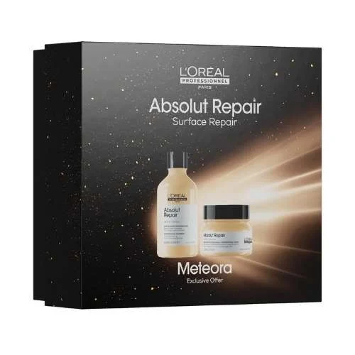 COFANETTO ABSOLUT REPAIR PER CAPELLI SECCHI – SHAMPOO 300ML + MASCHERA 250ML