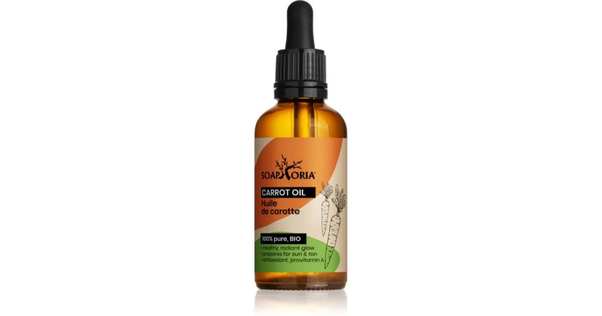 Soaphoria Organic olio nutriente alla carota per viso, corpo e capelli 50 ml