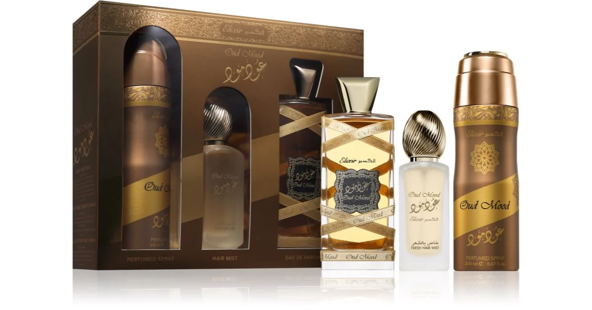 Lattafa Oud Mood Elixir confezione regalo unisex