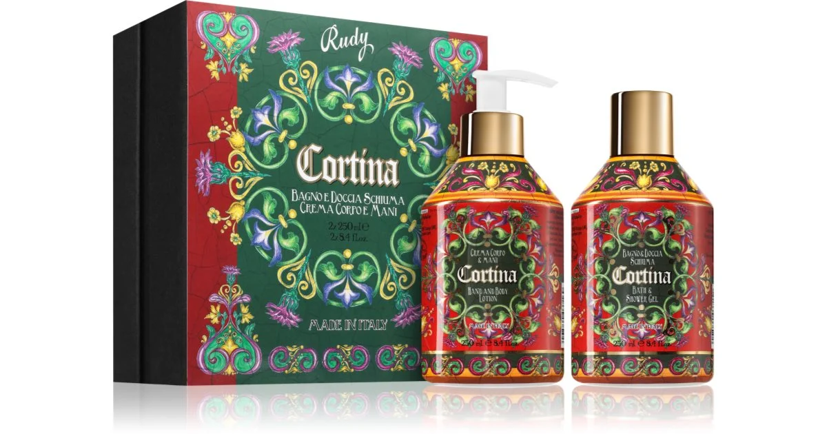 Rudy - Le Maioliche Pantelleria confezione regalo da donna gel bagno e doccia 250 ml + crema delicata corpo 250 ml