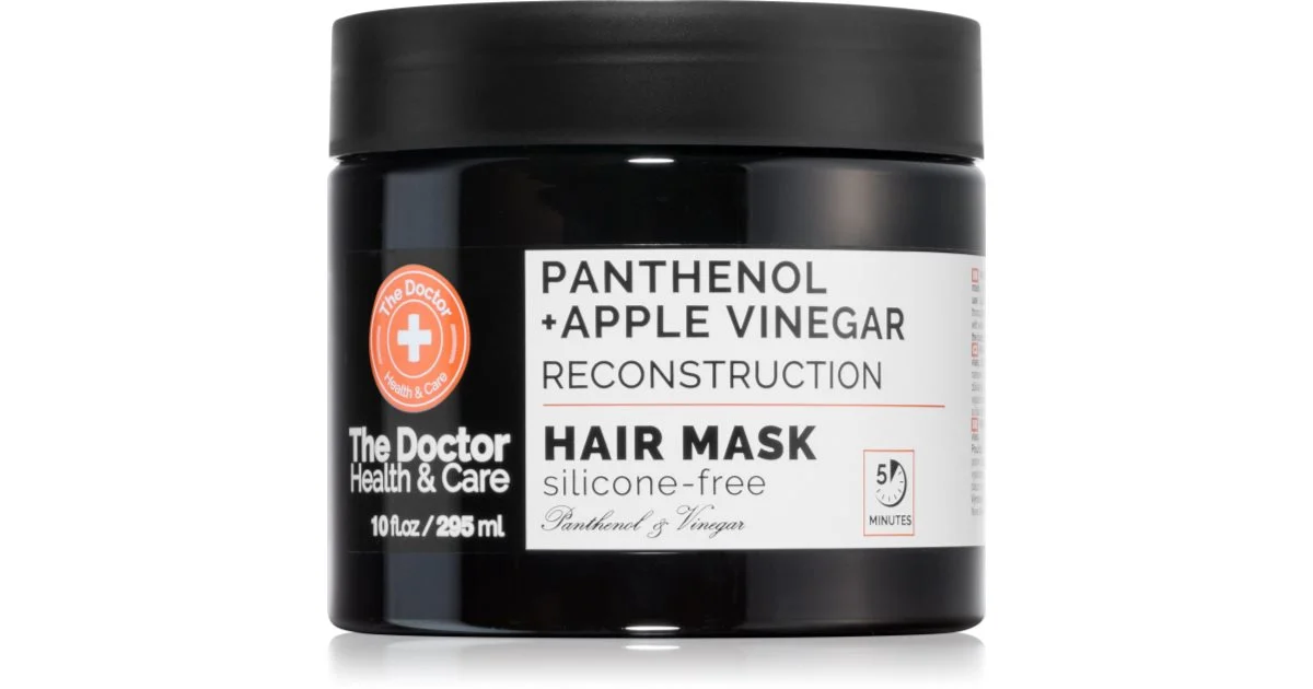 The Doctor Panthenol + mela Vinegar maschera per capelli nutriente con pantenolo 295 ml