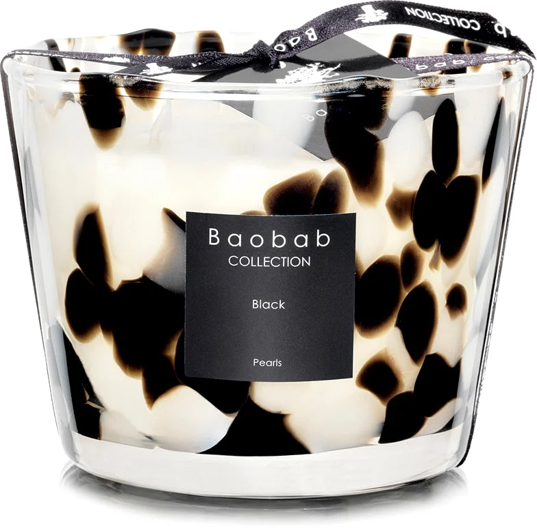 Baobab Collection Pearls Black candela profumata 10 cm