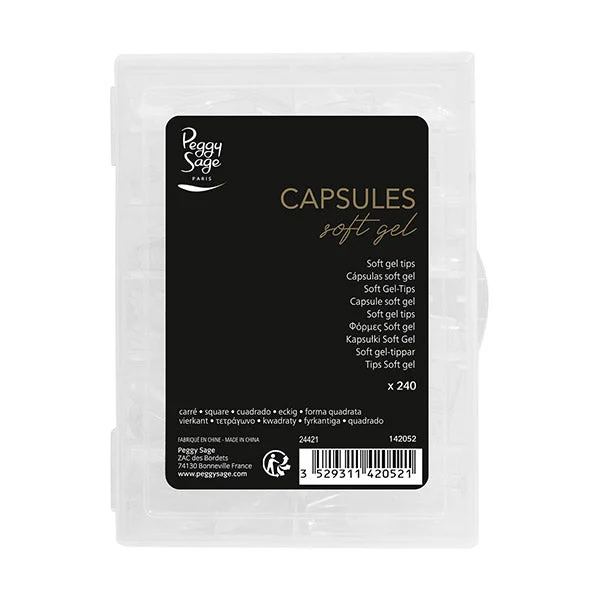 Peggy Sage Soft Gel Tips Quadrata