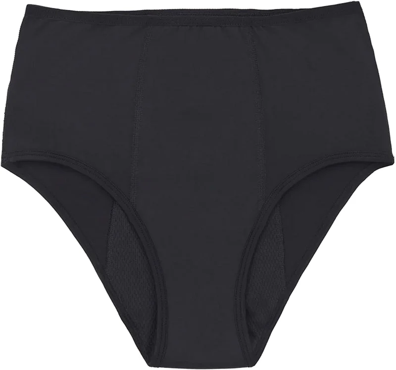 Snuggs Period notte : Flusso pesante nero mutandine mestruali in tessuto per le mestruazioni abbondanti taglia S