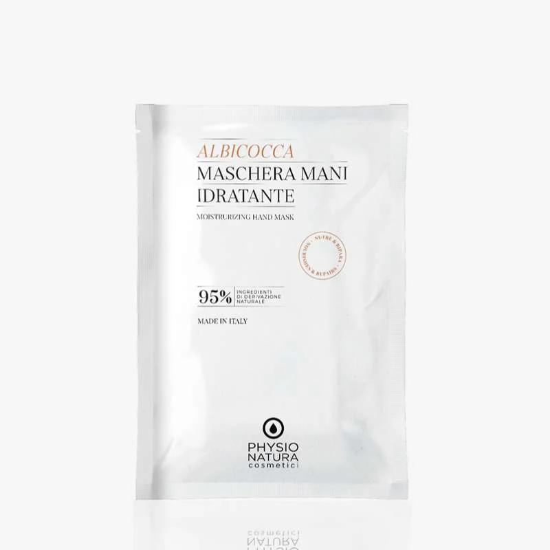 PHYSIO NATURA HOMECARE – MASCHERA MANI IDRATANTE ALBICOCCA 1 PAIO
