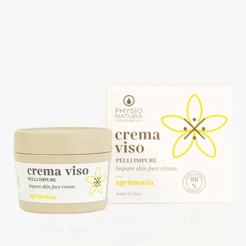 PHYSIO NATURA HOMECARE – AGRIMONIA CREMA VISO PELLI IMPURE 50 ML.