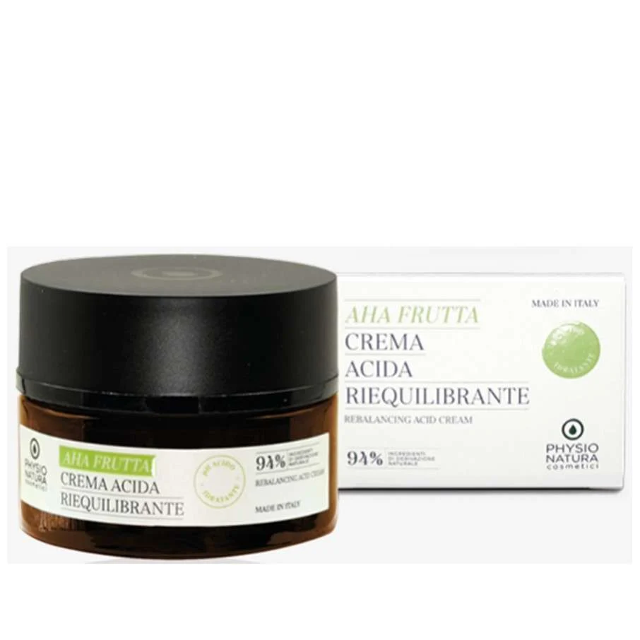 PHYSIO NATURA HOMECARE – AHA – CREMA ACIDA RIEQUILIBRANTE 50 ML.