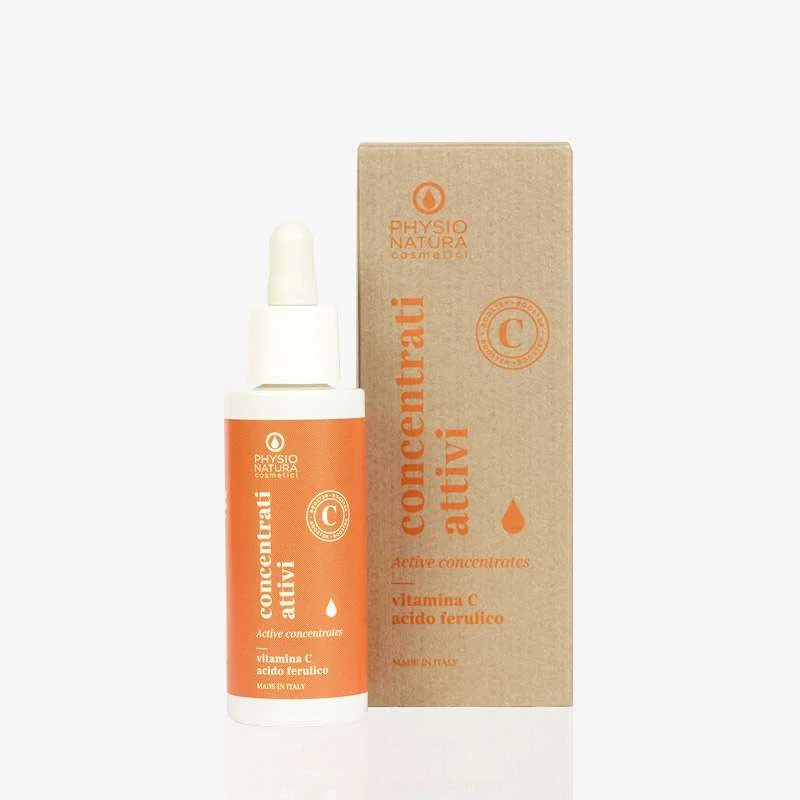 PHYSIO NATURA HOMECARE – CONCENTRATI ATTIVI VITAMINA C E ACIDO FERULICO 30 ML.
