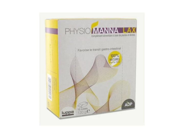 Physiomanna Lax Lassativo Depurativo Favorisce il Transito Gastrointestinale 12 cubi