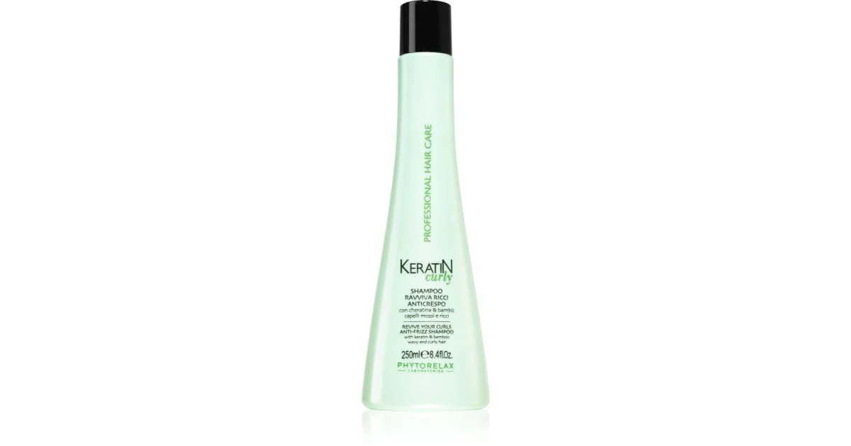 Phytorelax Laboratories Keratin shampoo per capelli ricci e mossi contro i capelli crespi 250 ml