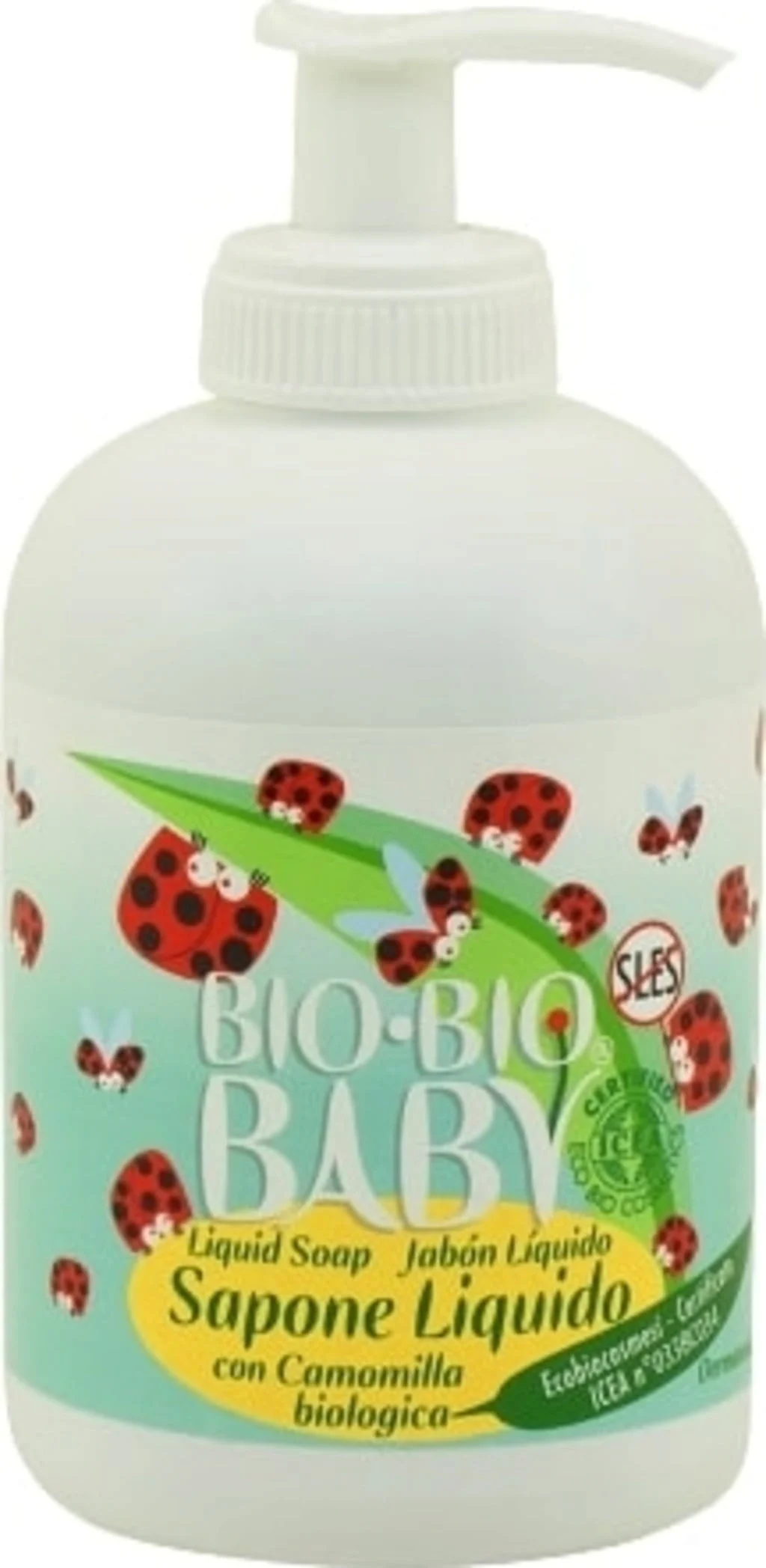 Pilogen Bio-Bio Baby Sapone Liquido Camomilla, 300 ml