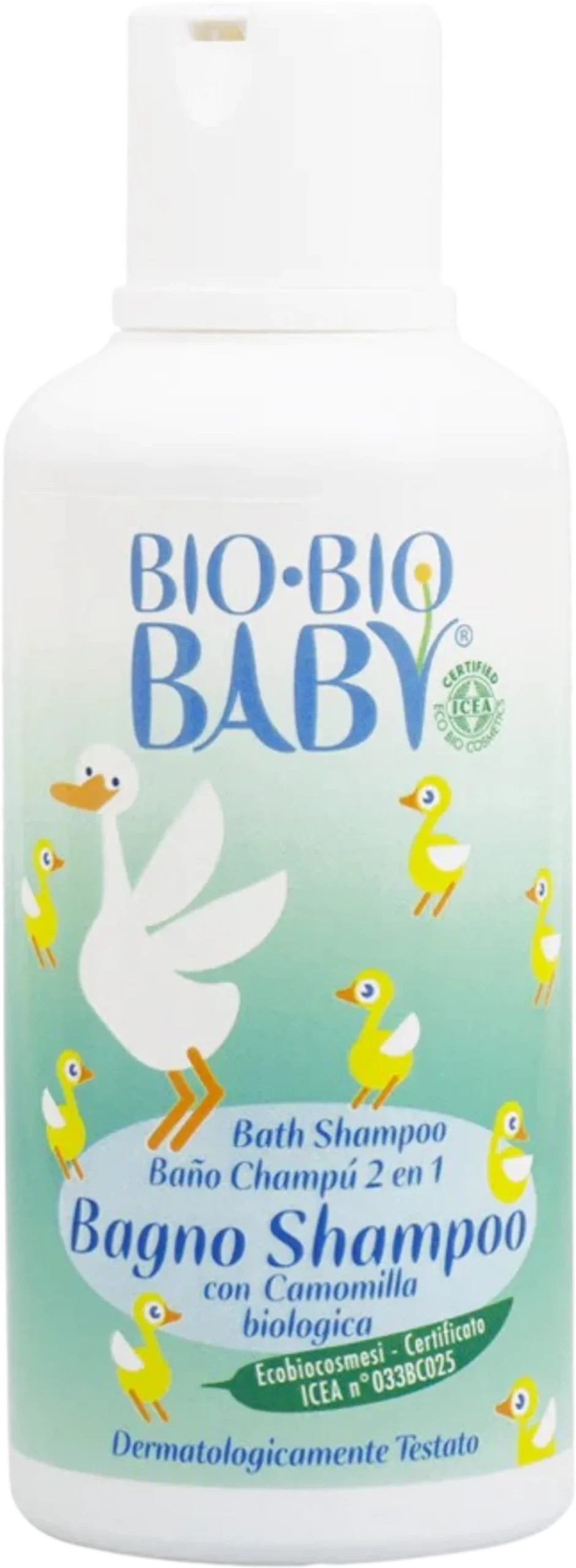 Pilogen Bio-Bio Baby Bagno Shampoo 2in1 con Camomilla , 500 ml