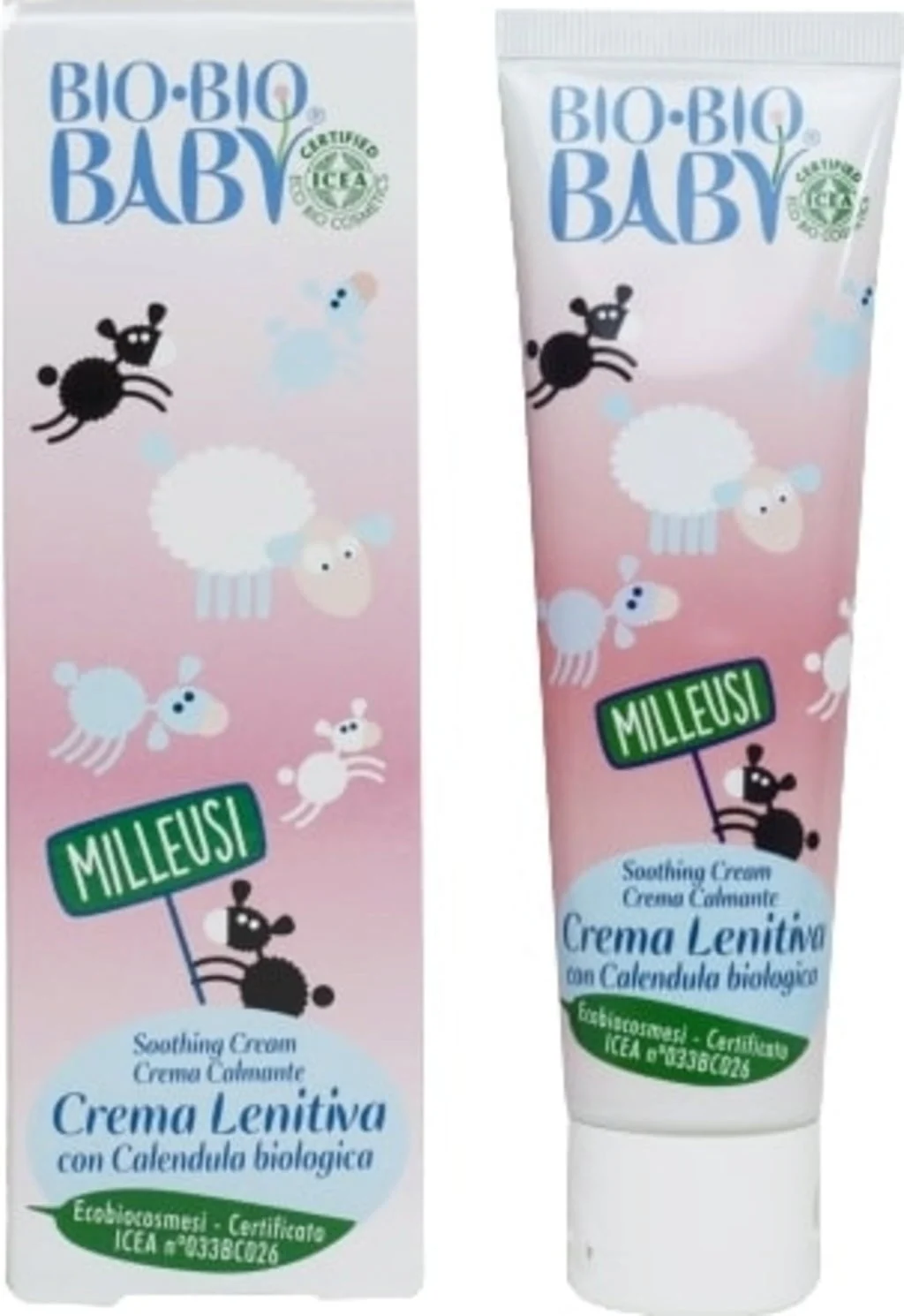 Pilogen Bio-Bio Baby Crema Lenitiva Milleusi, 100 ml