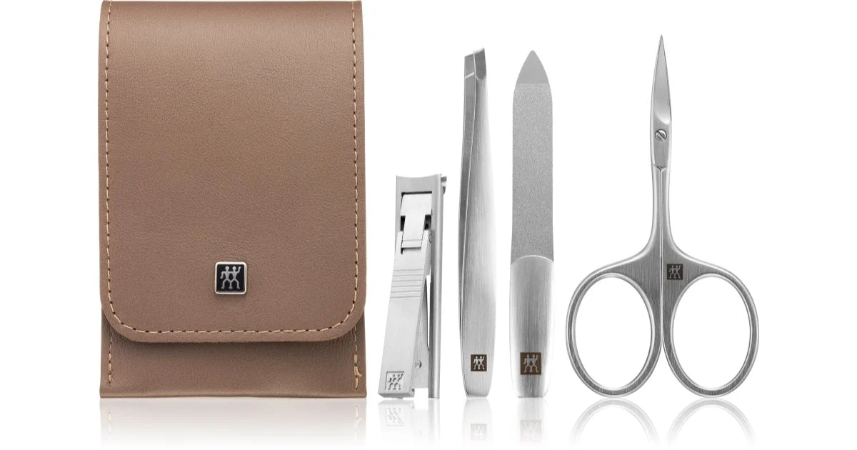 Zwilling Premium Set per manicure Taupe 4 pezzi