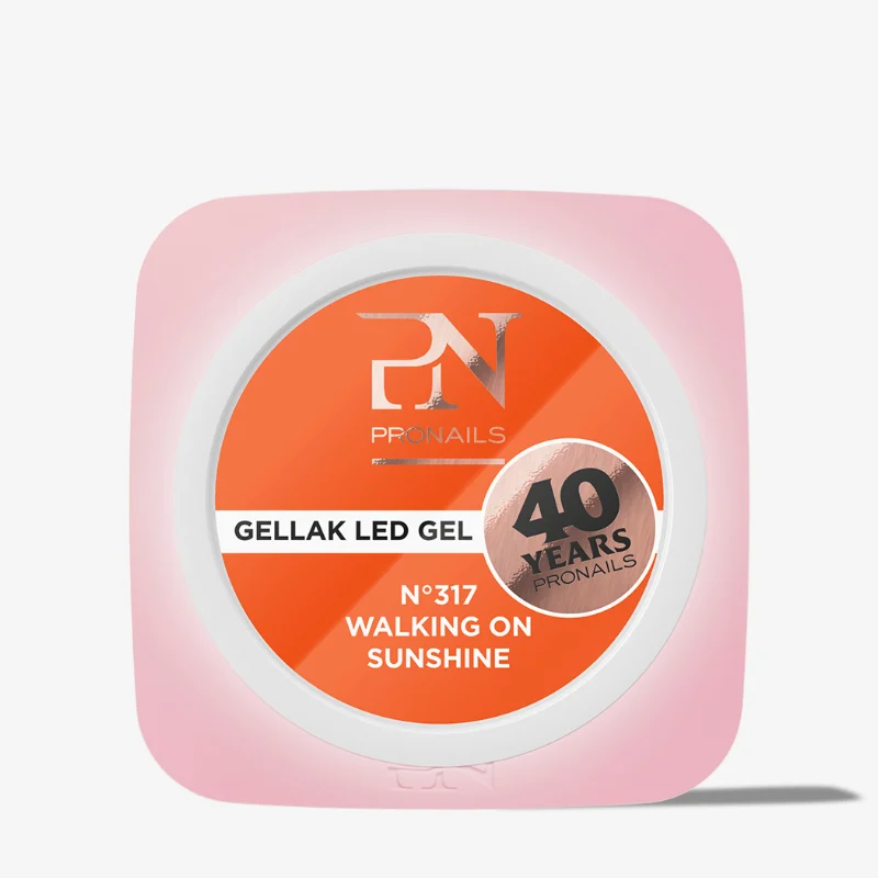 GELLAK LED GEL 317 WALKING ON SUNSHINE 10 ML.
