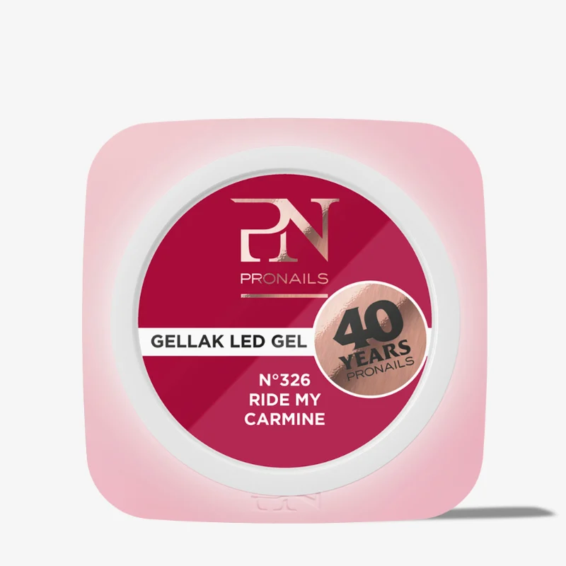 GELLAK 326 RYDE MY CARMINE 10 ML.