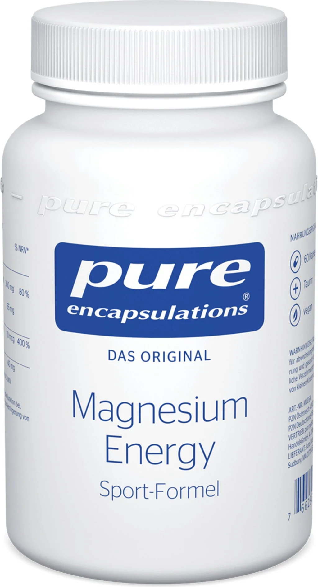 Pure Encapsulations Magnesio Energy 60 capsule