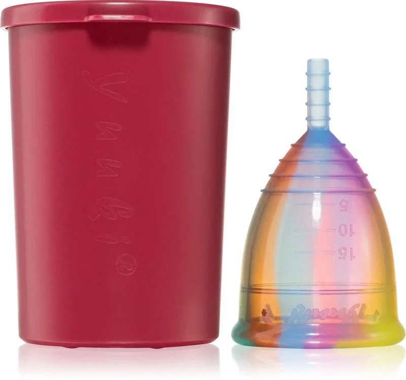 Yuuki Rainbow Jolly Classic 1 + Coppa mestruale taglia grande (⌀ 46 mm, 24 ml)