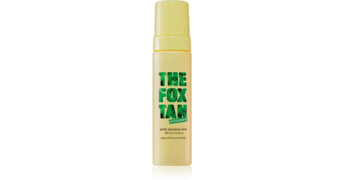 The Fox Tan Rapid Banana Whip acceleratore e prolungatore dell'abbronzatura senza fattore di protezione 200 ml