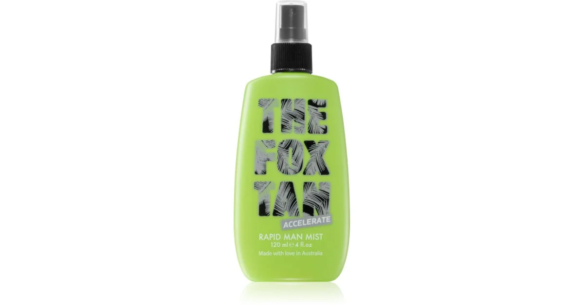 The Fox Tan Rapid Man spray rinfrescante corpo acceleratore di abbronzatura per uomo 120 ml