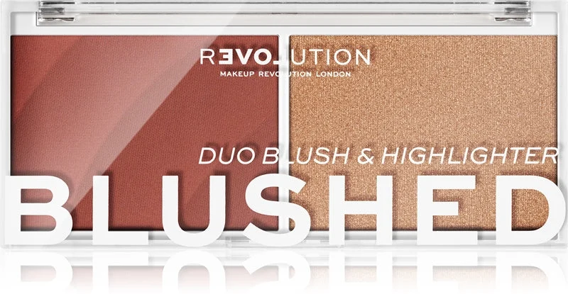 Makeup revolution Color Play Duo - Palette Blush e illuminanti 5,8 g Kindness