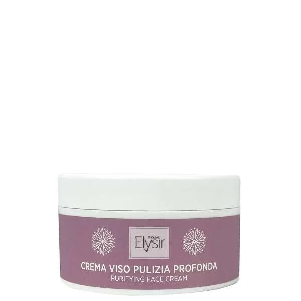 ELYSIR CREMA VISO PULIZIA PROFONDA PER PELLI IMPURE CON ESTRATTO DI MELONE AMARO, TE` MATCHA 250ML