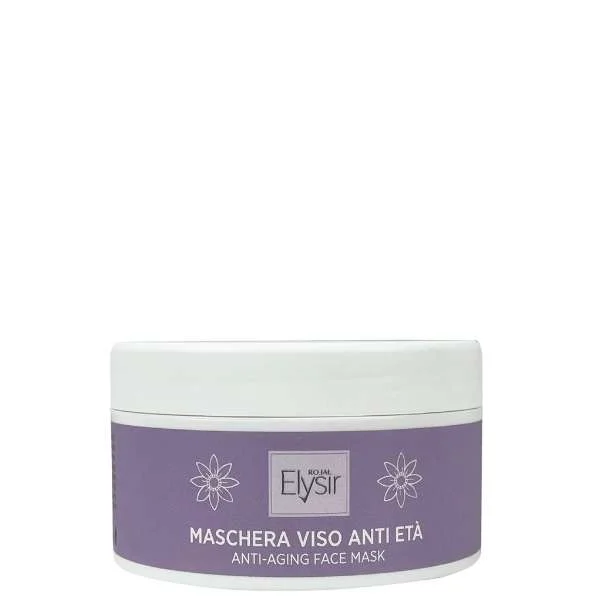 ELYSIR MASCHERA VISO ANTI ETÀ CON ESTRATTO DI MELA, ACIDO IALURONICO,COLLAGENE, TE’ MATCHA 250ML