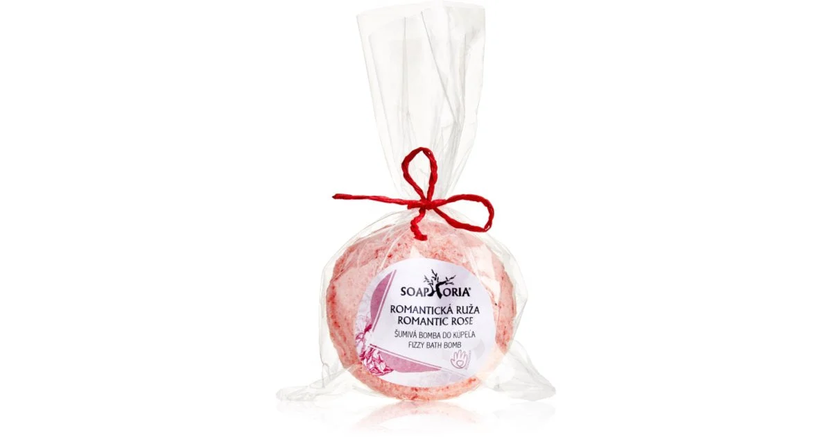 Soaphoria Romantic Rose Fizzy bomba da bagno antistress effetto rigenerante 85 g