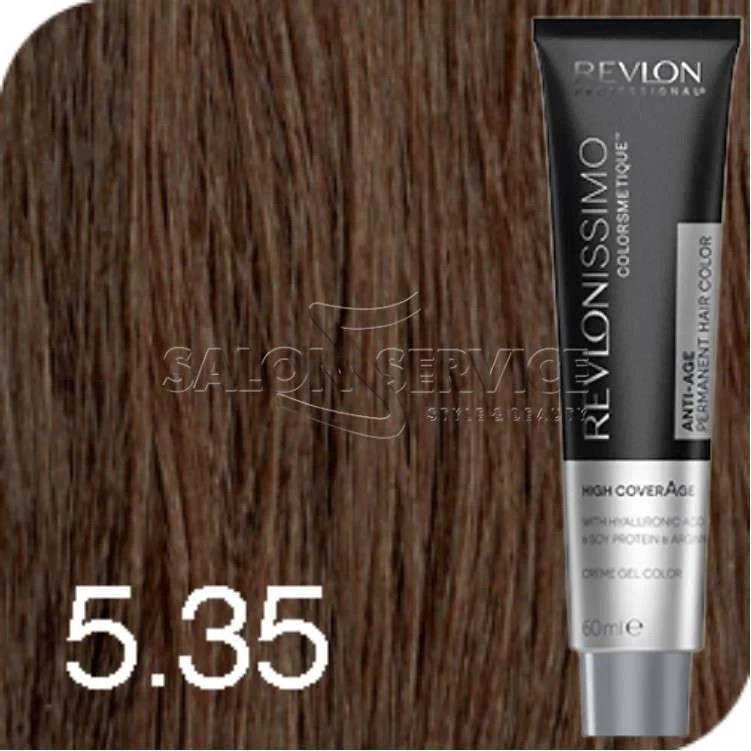 REVLONISSIMO OLD H.C. 5.35 60 ML.- CASTANO CHIARO AMBRATO – ALTA COPERTURA