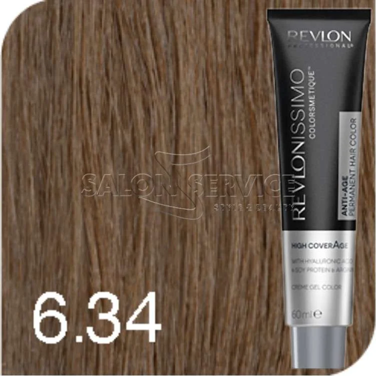 REVLONISSIMO OLD H.C. 6.34 60 ML. -BIONDO SCURO NOCCIOLA DORATO RAME