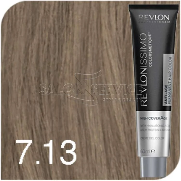 REVLONISSIMO OLD H.C. 7.13 60 ML. – BIONDO CENERE DORATO – ALTA COPERTURA