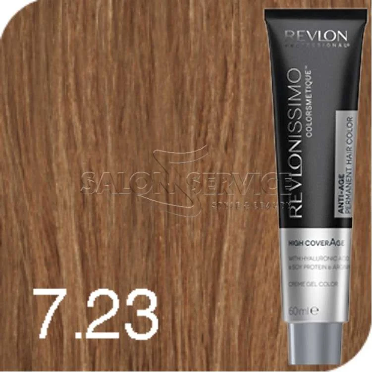 REVLONISSIMO OLD H.C. 7.23 60 ML. – BIONDO IRIDESCENTE DORATO – ALTA COPERTURA