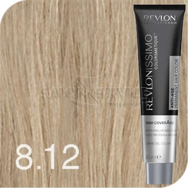 REVLONISSIMO OLD H.C. 8.12 60 ML. – BIONDO CHIARO CENERE IRIDESCENTE