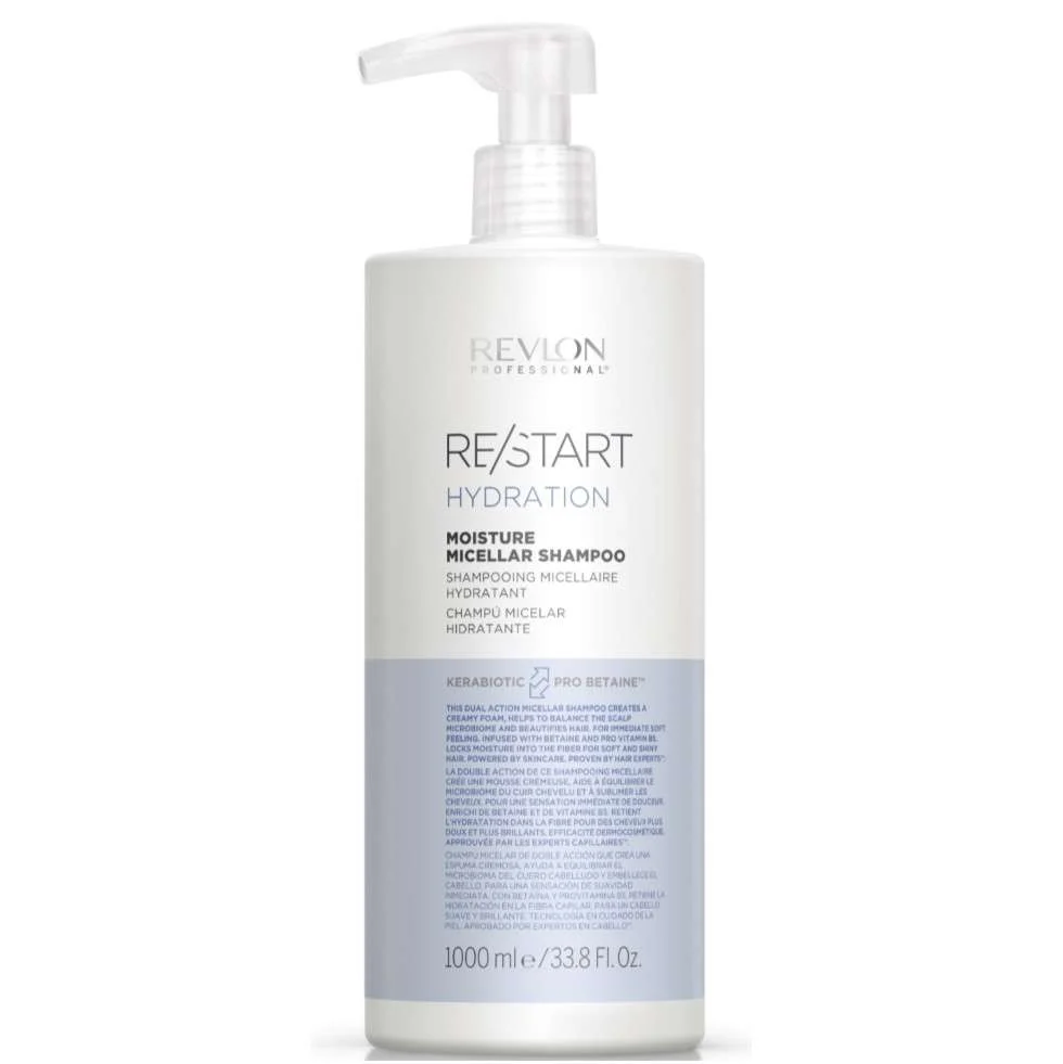 RESTART HYDRATION MOISTURE MICELLAR SHAMPOO 1000 ML.