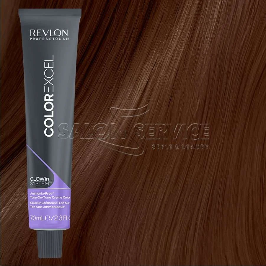 REVLON COLOR EXCEL GLOW IN SYSTEM COL. 5,34 – CASTANO CHIARO DORATO RAME