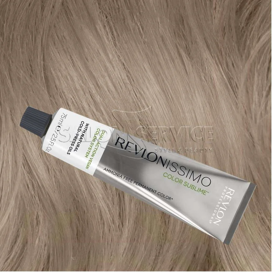 REVLONISSIMO COLOR SUBLIME VEGAN 7.12 BIONDO MEDIO CENERE IRIDESCENTE 75 ML.