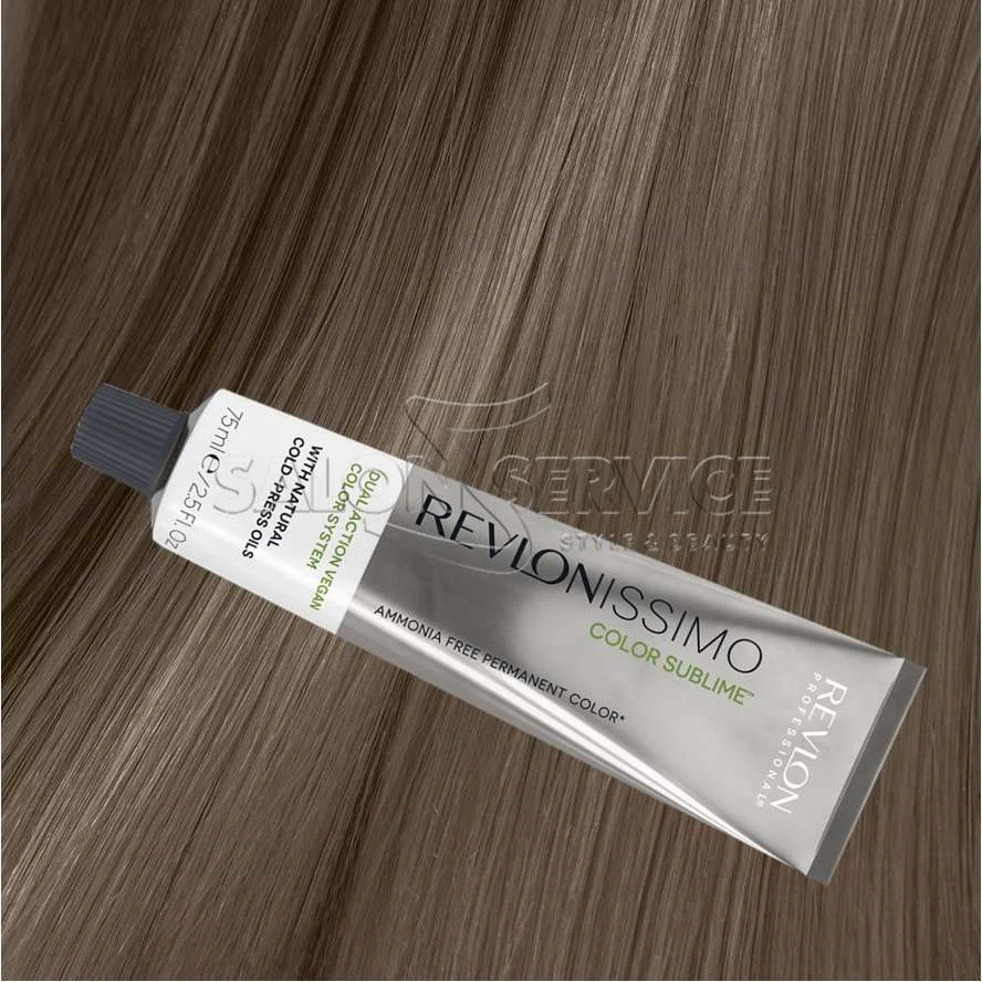 REVLONISSIMO COLOR SUBLIME VEGAN 8.21 BIONDO CHIARO IRIDESCENTE CENERE 75 ML.
