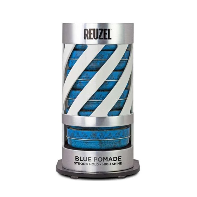 REUZEL EXPO GRAVITY FEED BLU POMADE (6 POMADE + EXPO OMAGGIO)