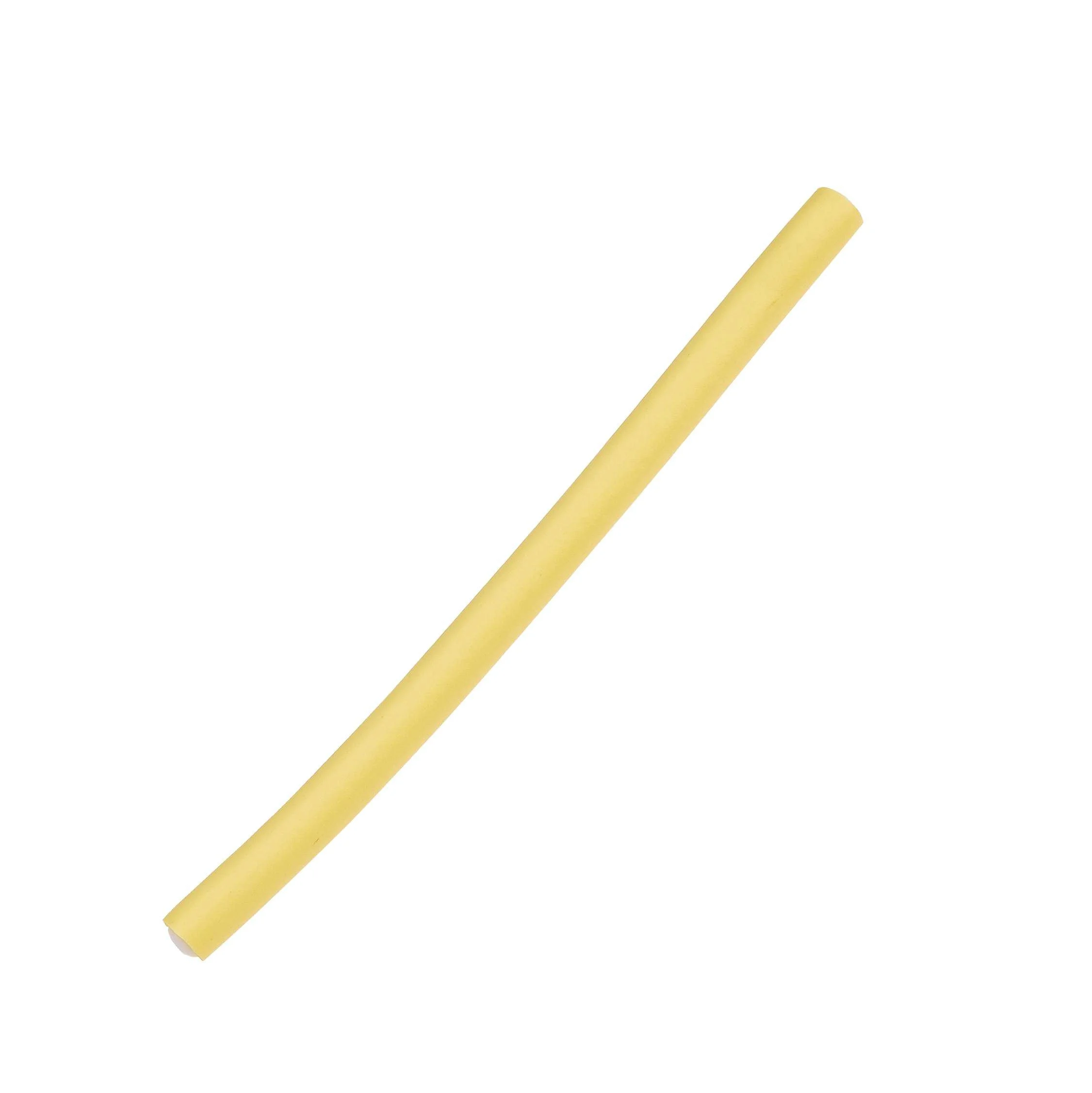 BIGODINO SUPER FLEX CORTO CONFEZIONE 12 PEZZI COL. GIALLO DIAMETRO 12mm.