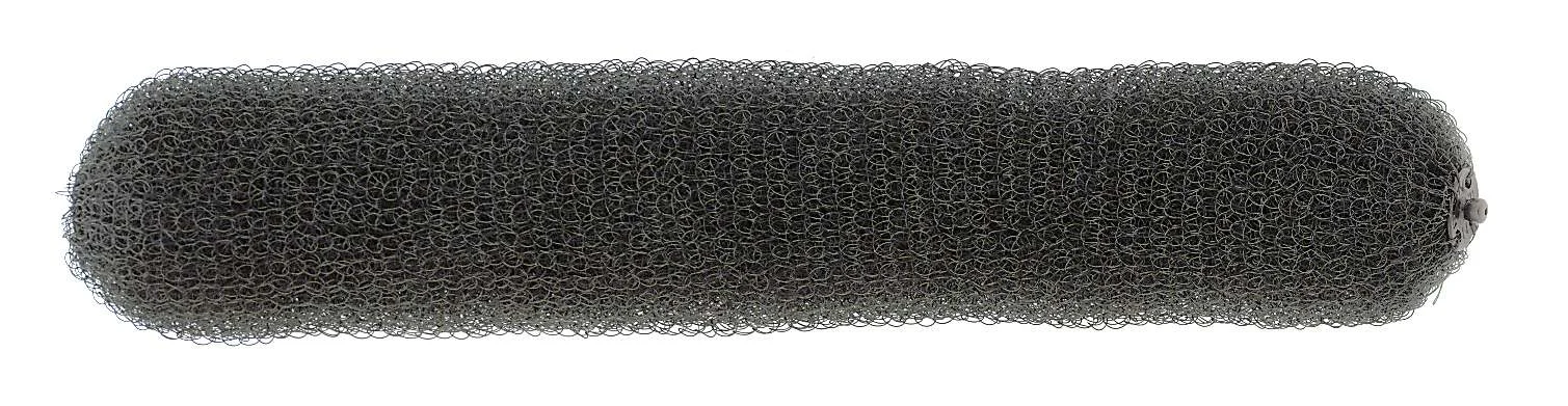 CORONA PER CHIGNON CON BOTTONE 18 cm NERO