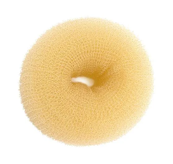 ANELLO PER CHIGNON ROTONDO 8 cm. BIONDO